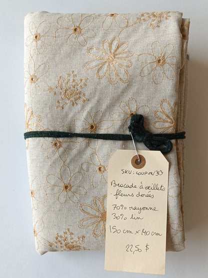 Brocade à oeillet - Coupon #313