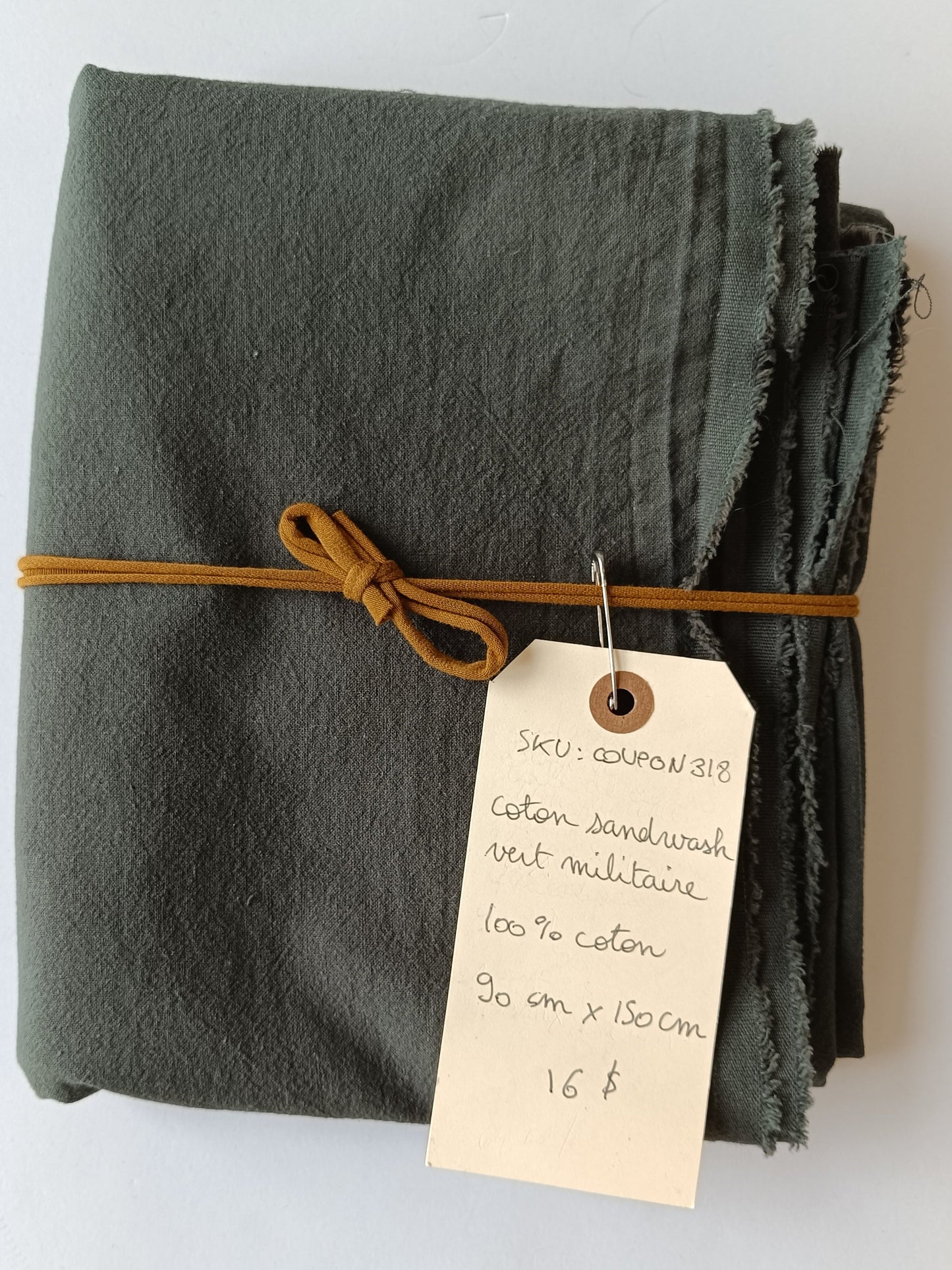 Coton sandwash - Coupon #318
