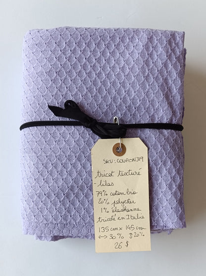 Tricot texturé - Coupon #319