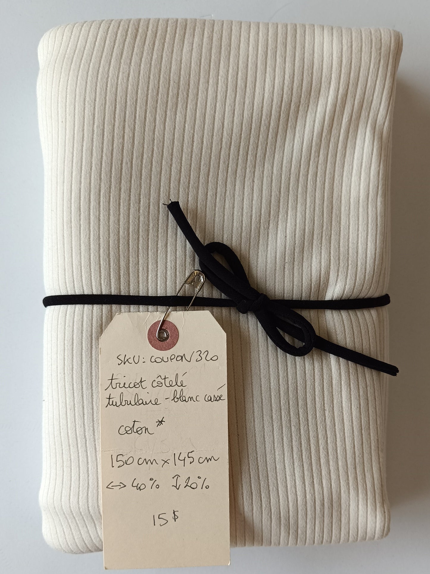 Tricot côtelé - Coupon #320
