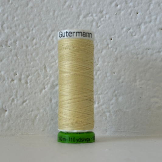 Recycled polyester thread / rPet - 325 Pale yellow - GÜTERMANN