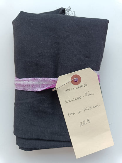 Viscose et Lin - Coupon #33