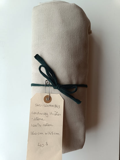 Corduroy 14 côtes - Coupon #343