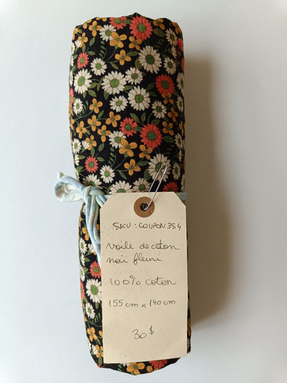 Voile de coton - Coupon #354