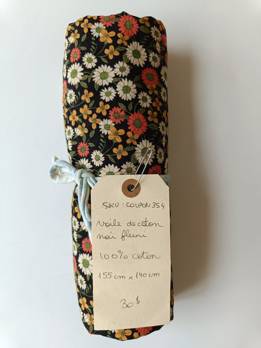 Voile de coton - Coupon #354