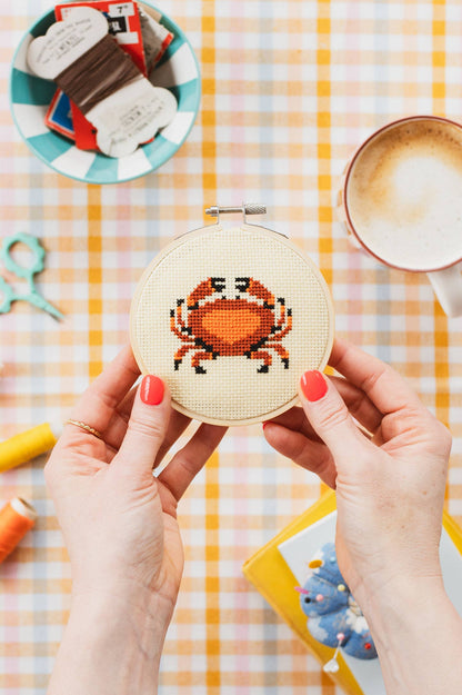 Kit de point de croix - Crabe | Cotton Clara