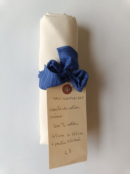 Voile de coton - Coupon #362