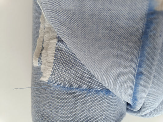 Chambray de coton - Coupon #365