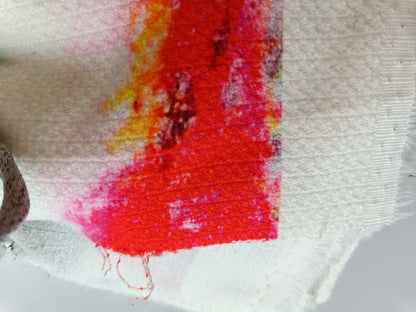 Toile imprimée gaufrée - Coupon #371