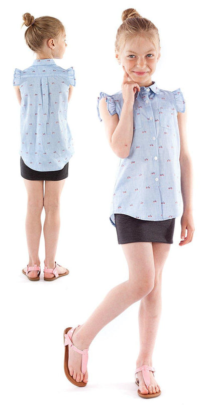 ROSE sleeveless blouse 3881 | Paper pattern - Jalie