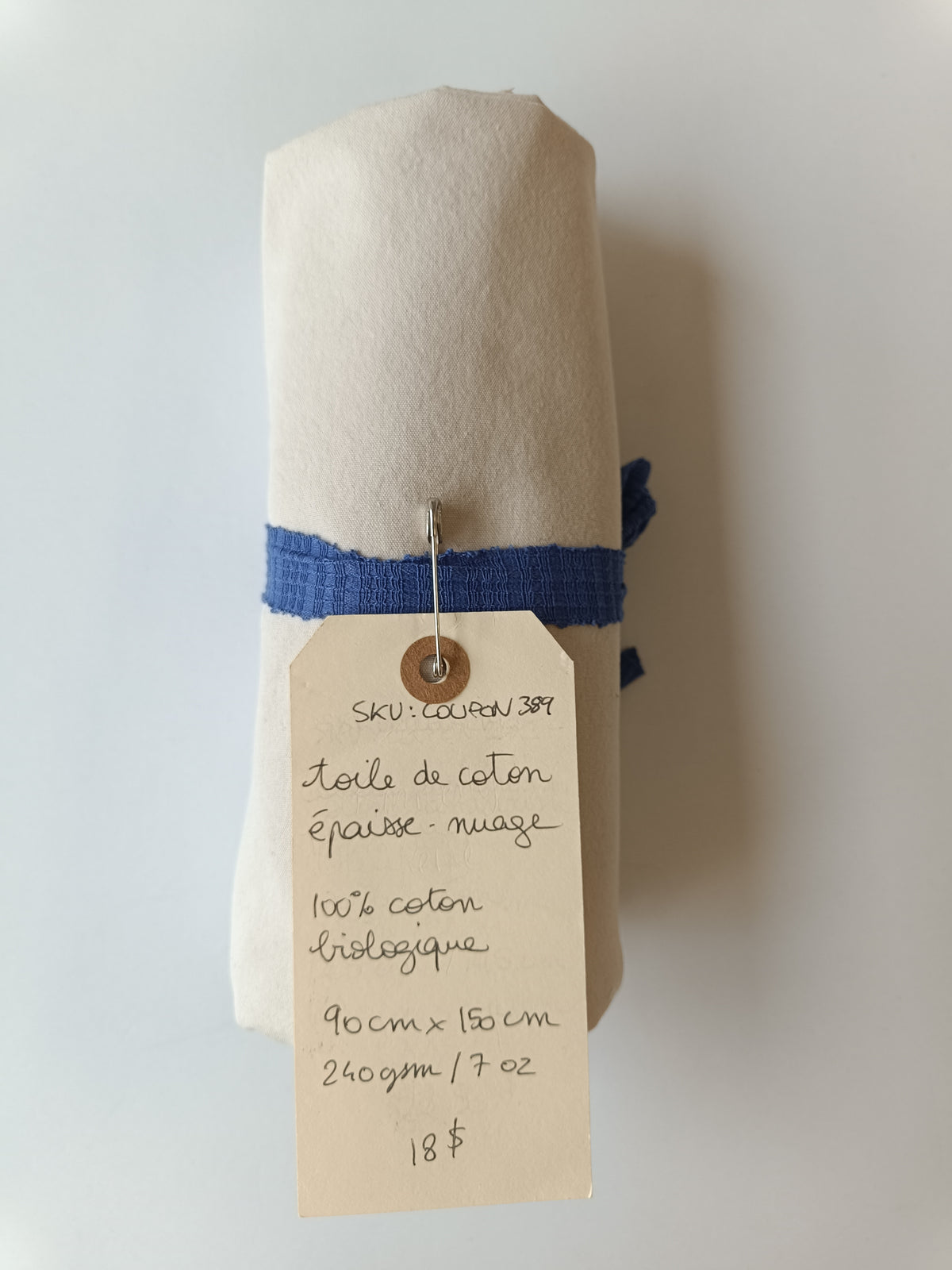 Toile de coton épaisse - Coupon #389