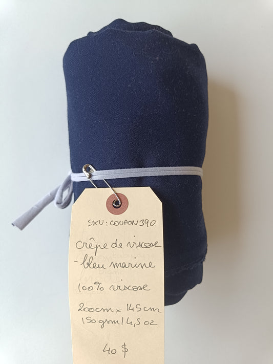 Crêpe de viscose - Coupon #390