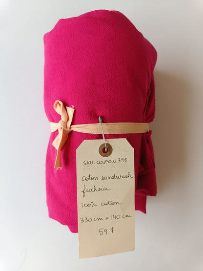 Coton sandwash - Coupon #398