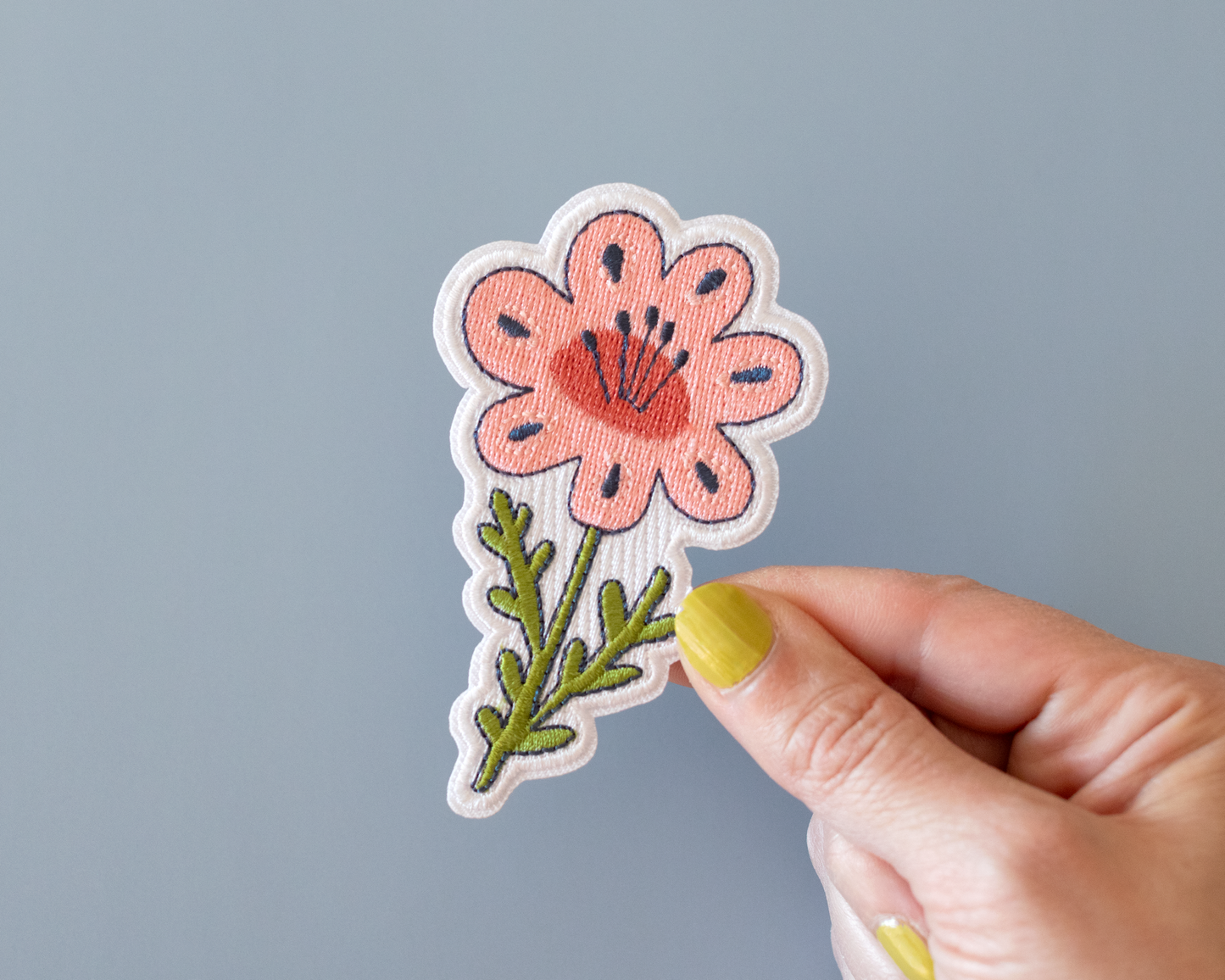 Patch thermocollant Fleur Rose - RippleSplash