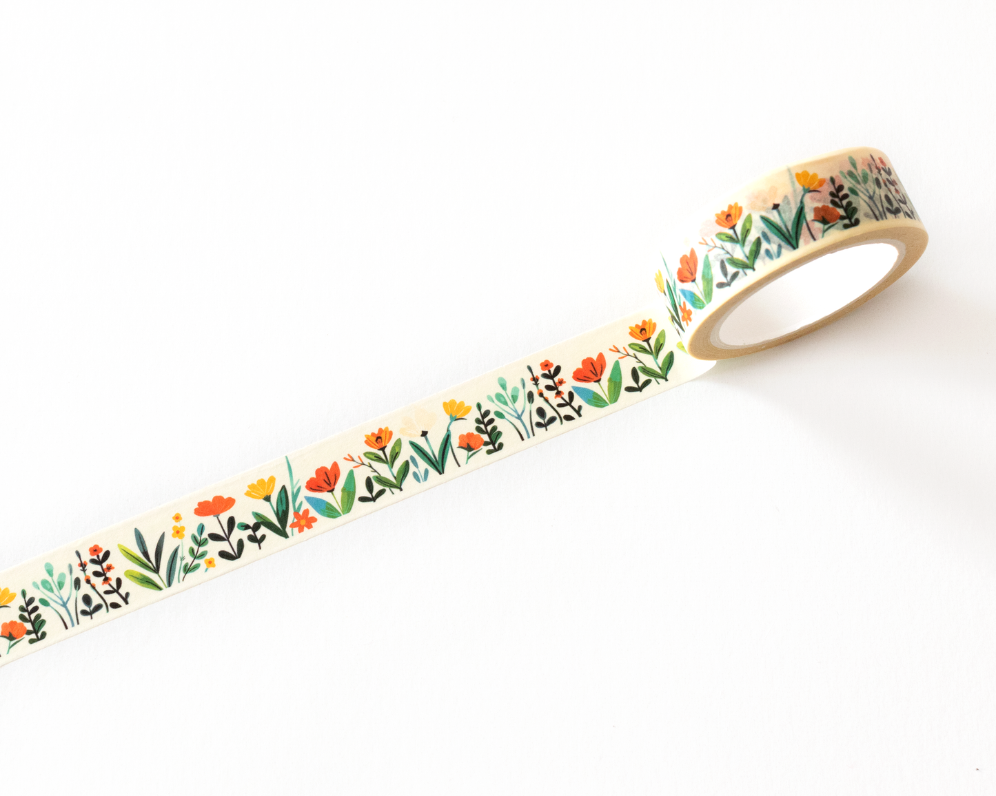 Ruban Washi Botanique Fleurs Sauvages