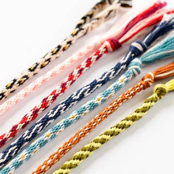 Kit de bracelets d'amitié Kumihimo | Cotton Clara