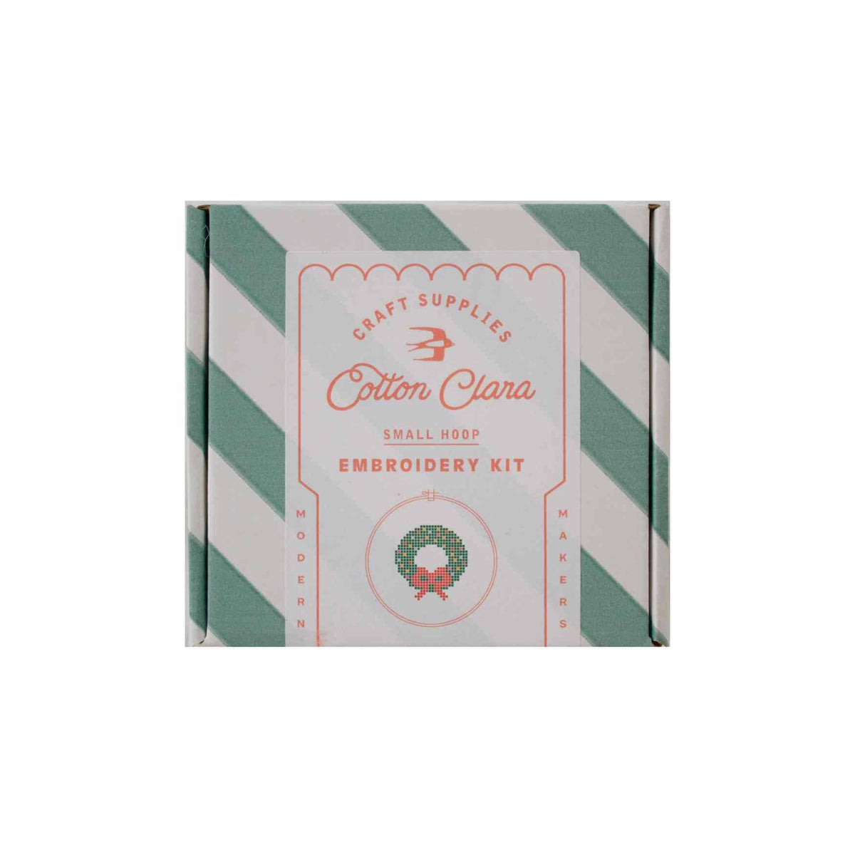 Kit de point de croix - Couronne de Noël | Cotton Clara