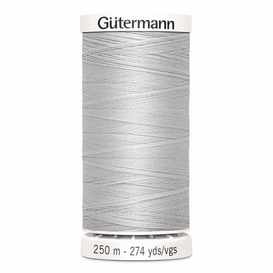 Fil de polyester -  100 Argent - GÜTERMANN - 250m