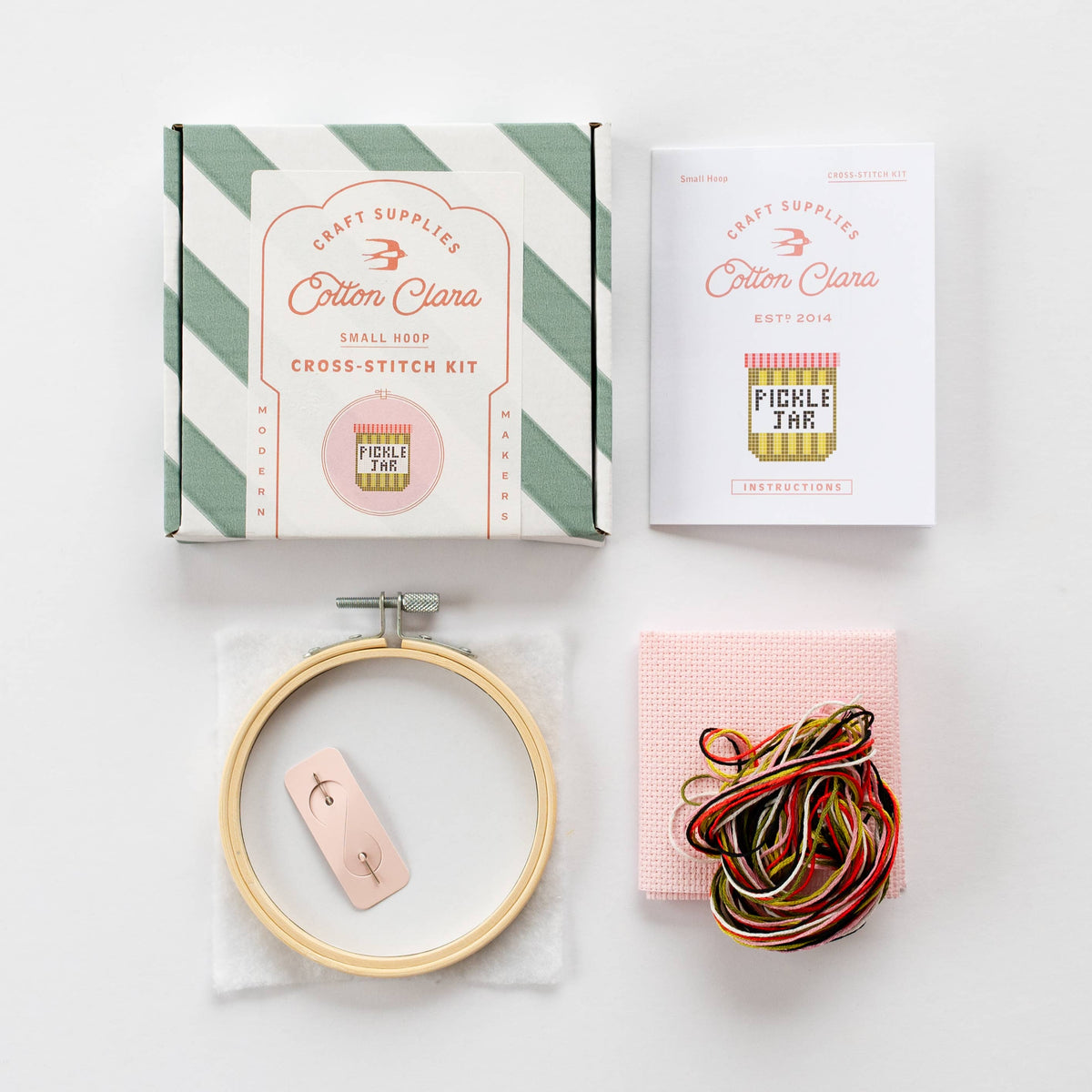 Kit de point de croix - Cornichons | Cotton Clara