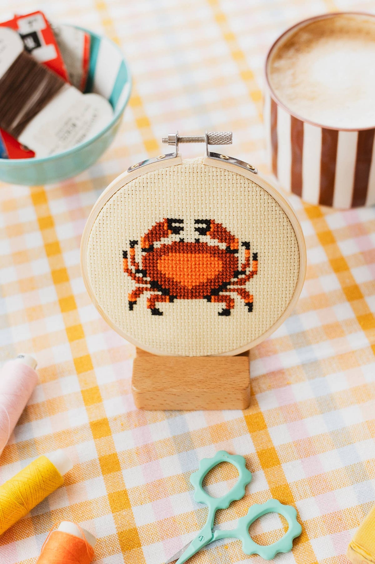 Kit de point de croix - Crabe | Cotton Clara