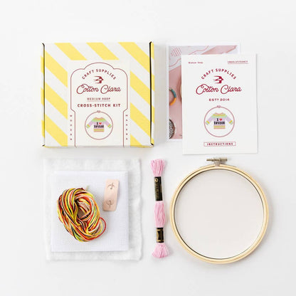 Kit de point de croix - « I Love Taylor » | Cotton Clara