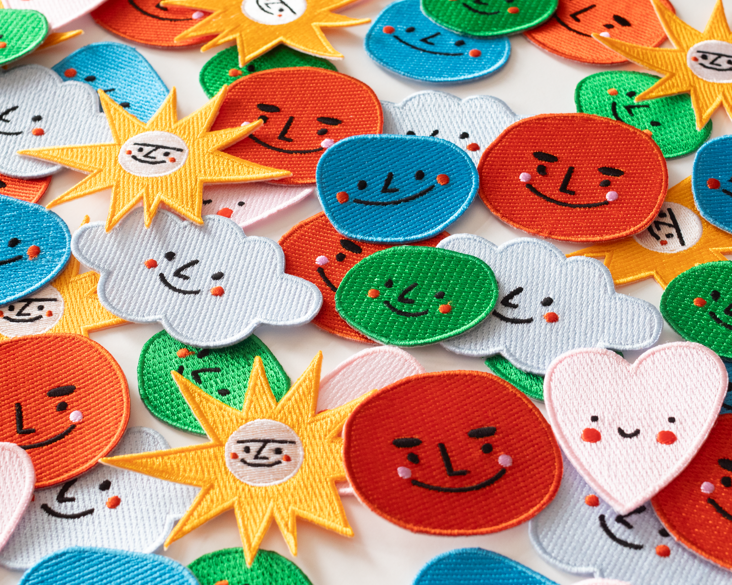 Patch thermocollant Cœur Souriant - RippleSplash