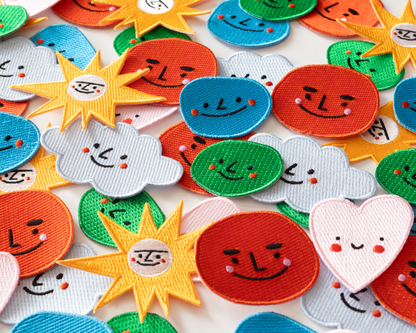 Patch thermocollant Cœur Souriant - RippleSplash