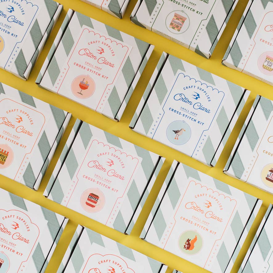 Kit de point de croix - Cocktail Spritz | Cotton Clara