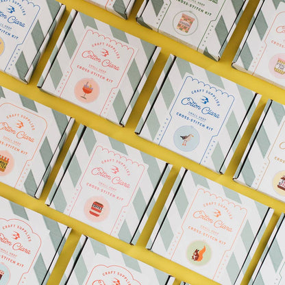 Kit de point de croix - Cocktail Spritz | Cotton Clara