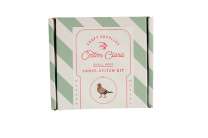 Kit de point de croix - Pigeon | Cotton Clara
