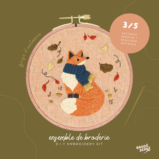 Ensemble de broderie - Brise d'automne - BRODÉ SERRÉ