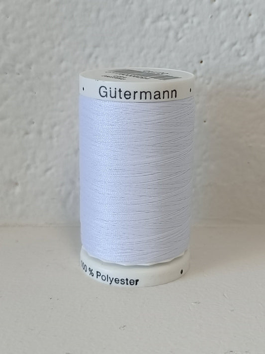 Fil de polyester 500 m. - 20 Blanc - GÜTERMANN