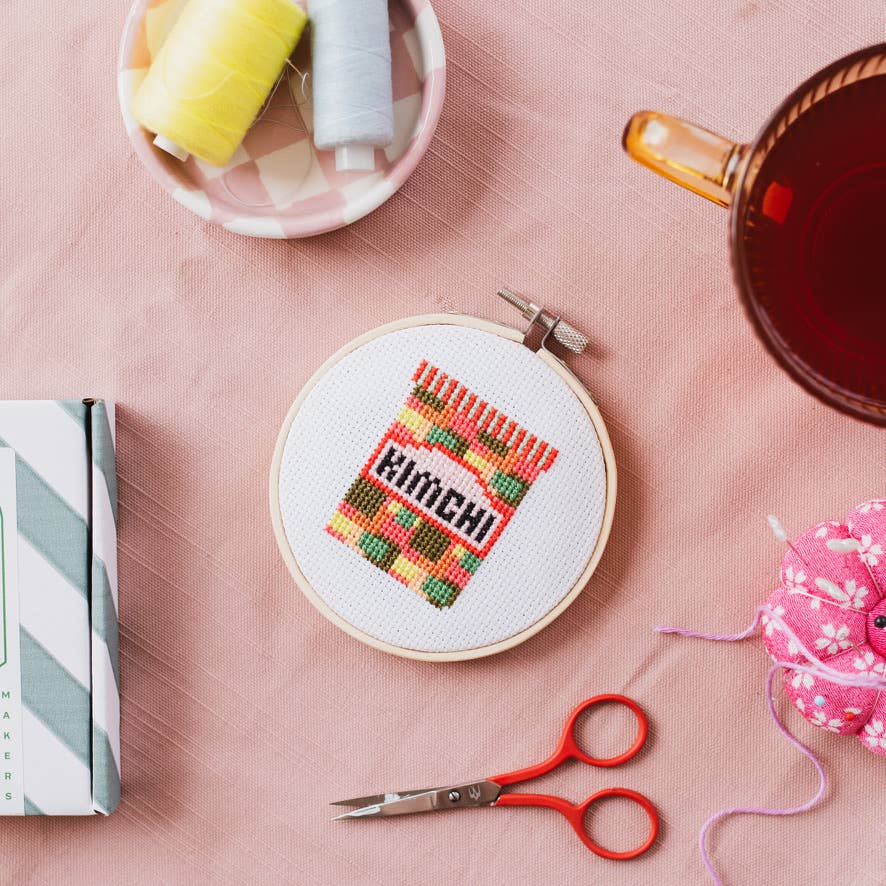 Kit de point de croix - Kimchi | Cotton Clara