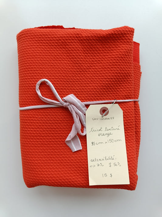 Tricot texturé - Coupon #57
