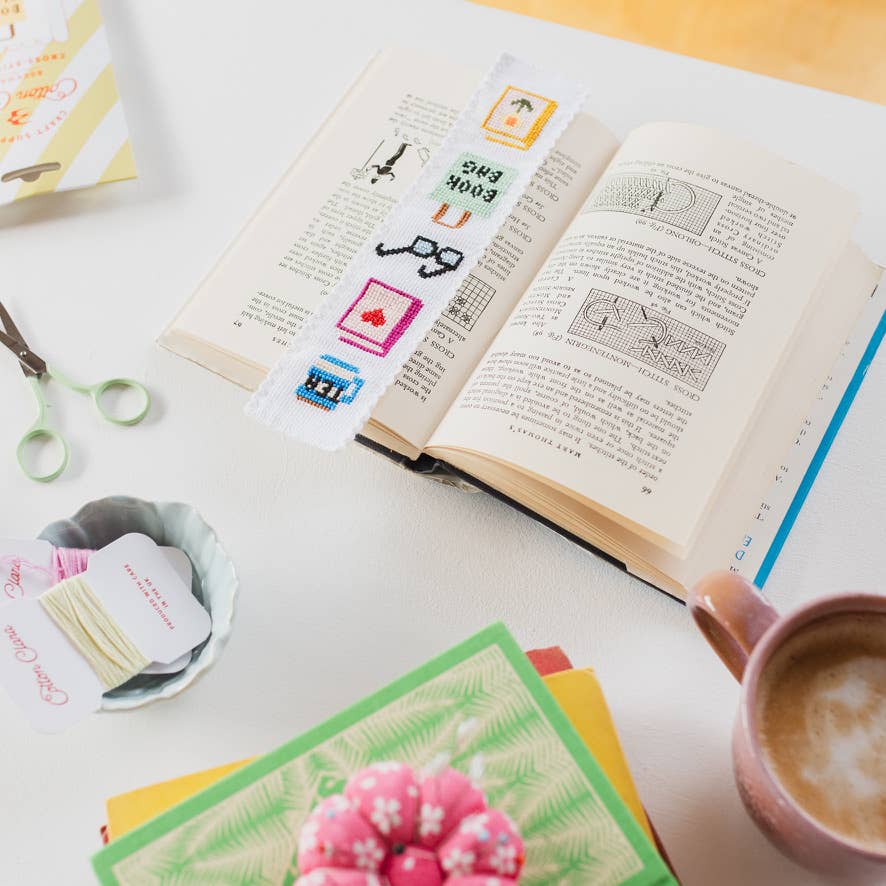 Counted Cross Stitch Bookmark Kit for Beginners