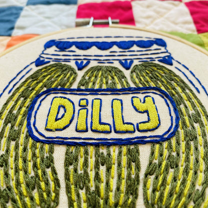 Complete Pickles Embroidery Kit