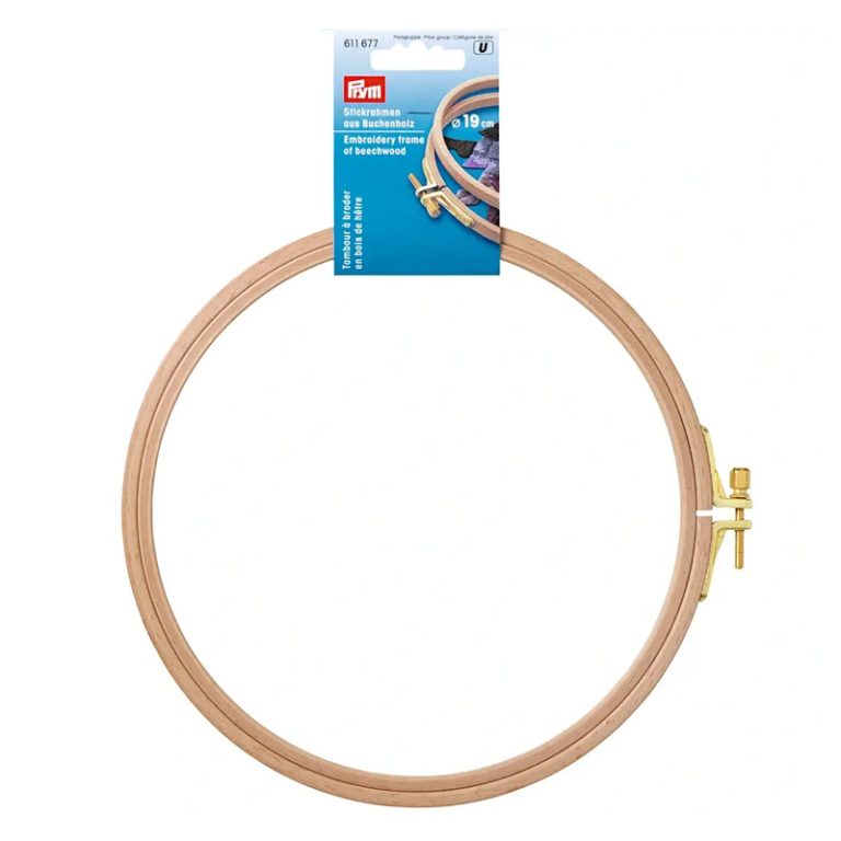 Beechwood embroidery hoop - 19cm / 7" - Prym 