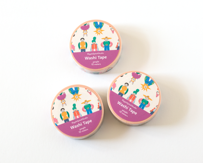 Ruban Washi Personnes Fantaisistes