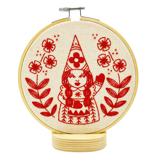 Kit de broderie complet "Julia" Gnome nordique
