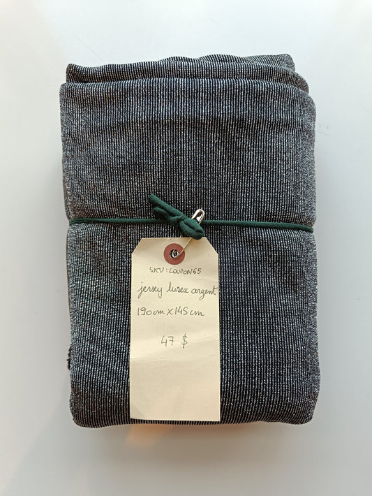 Silver Lurex Jersey - Coupon #65