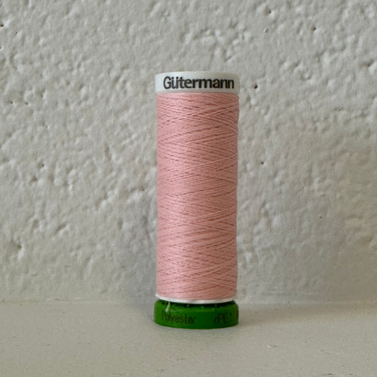 Fil de polyester recyclé / rPet - 659 Rose pâle- GÜTERMANN