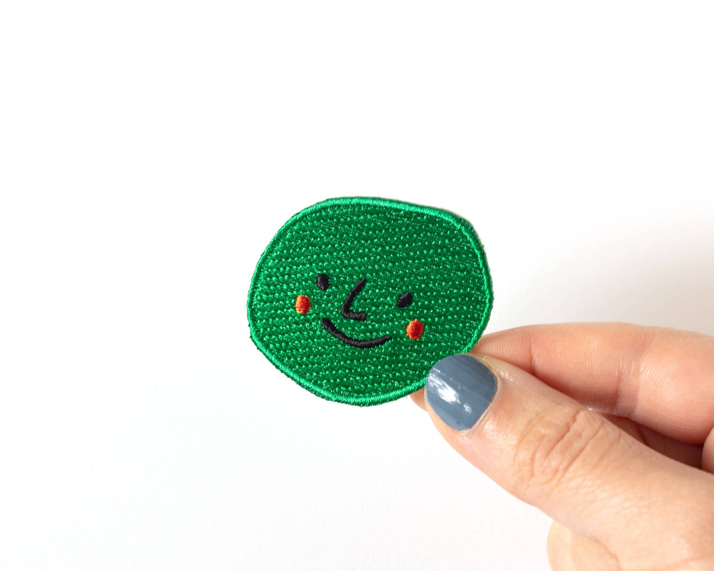 3 Smiling Faces Iron-On Patch - RippleSplash