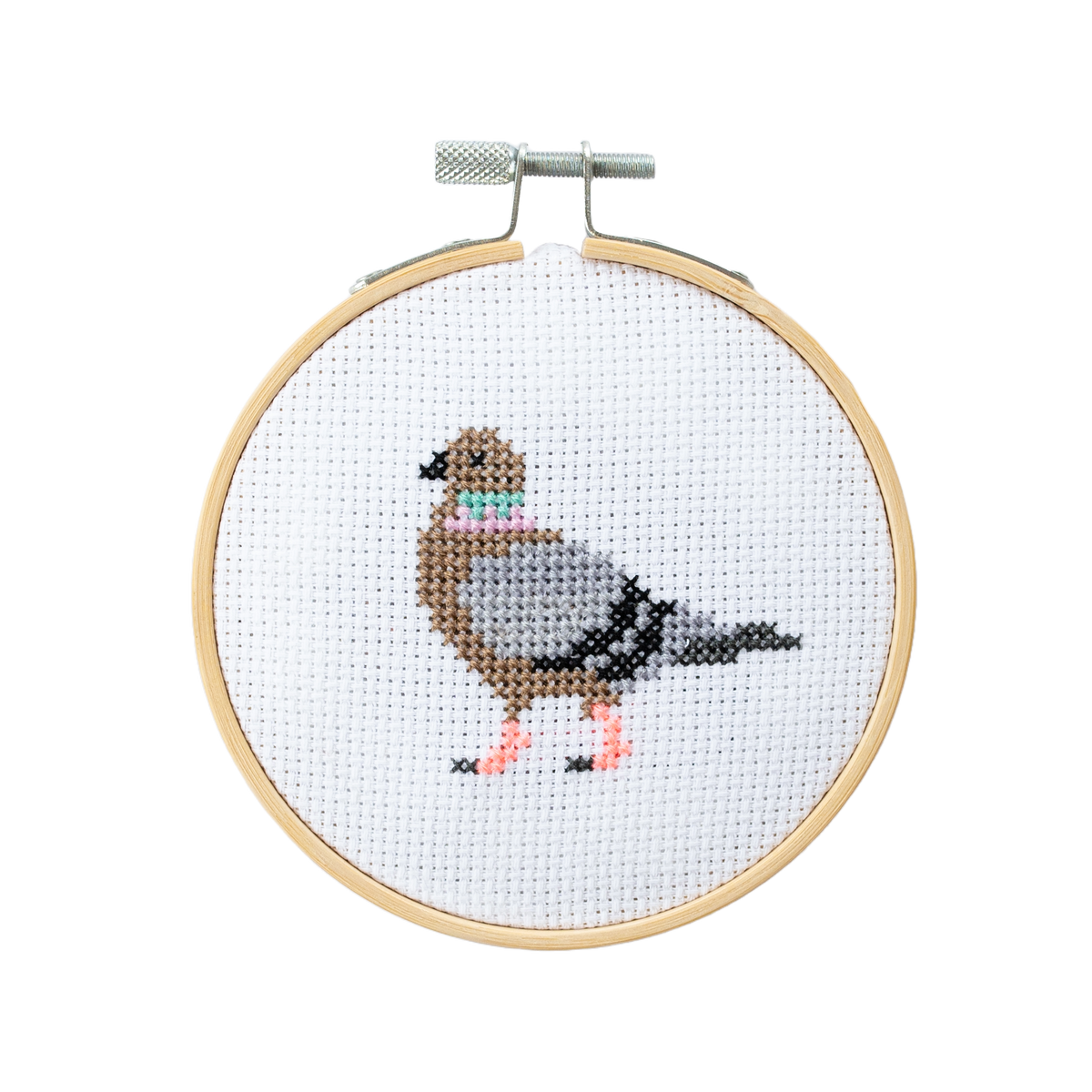 Kit de point de croix - Pigeon | Cotton Clara