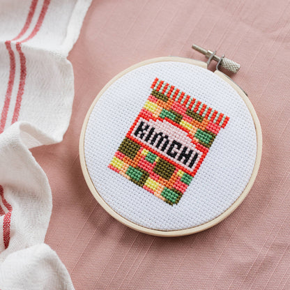 Kit de point de croix - Kimchi | Cotton Clara