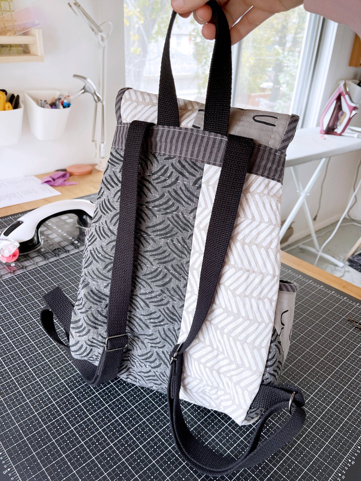 Pembina backpack paper pattern