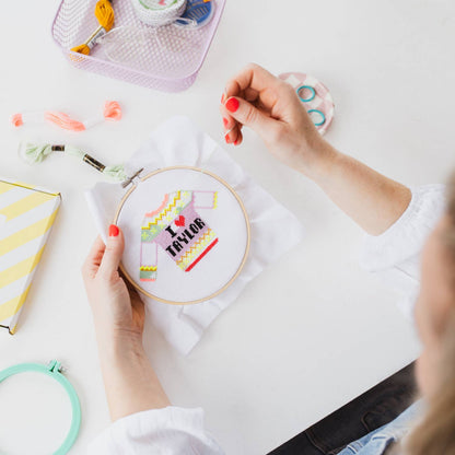 Kit de point de croix - « I Love Taylor » | Cotton Clara