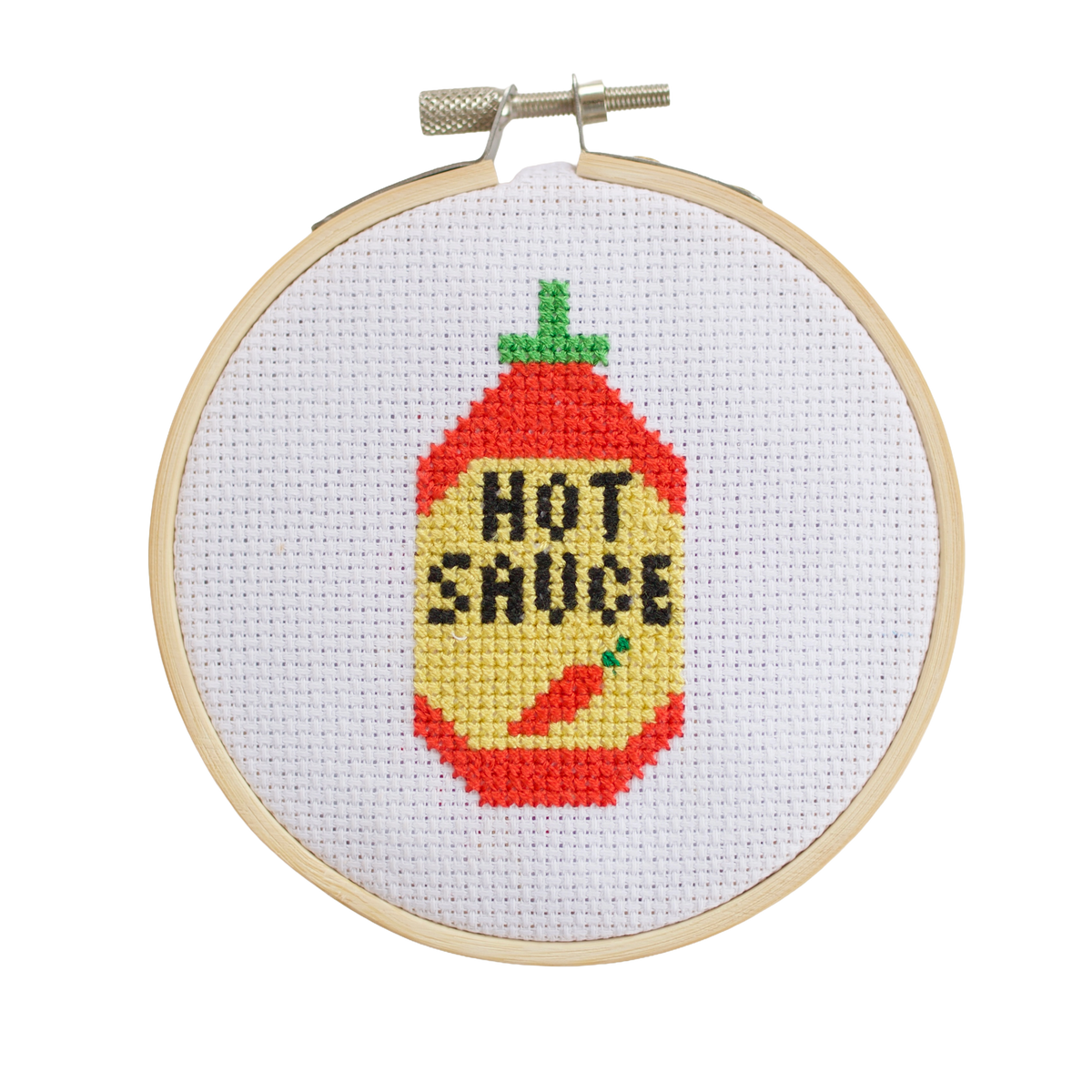 Kit de point de croix - Sauce piquante | Cotton Clara