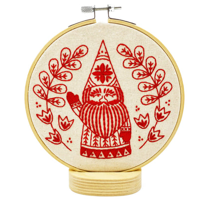 Complete "Jul" Nordic Gnome Embroidery Kit