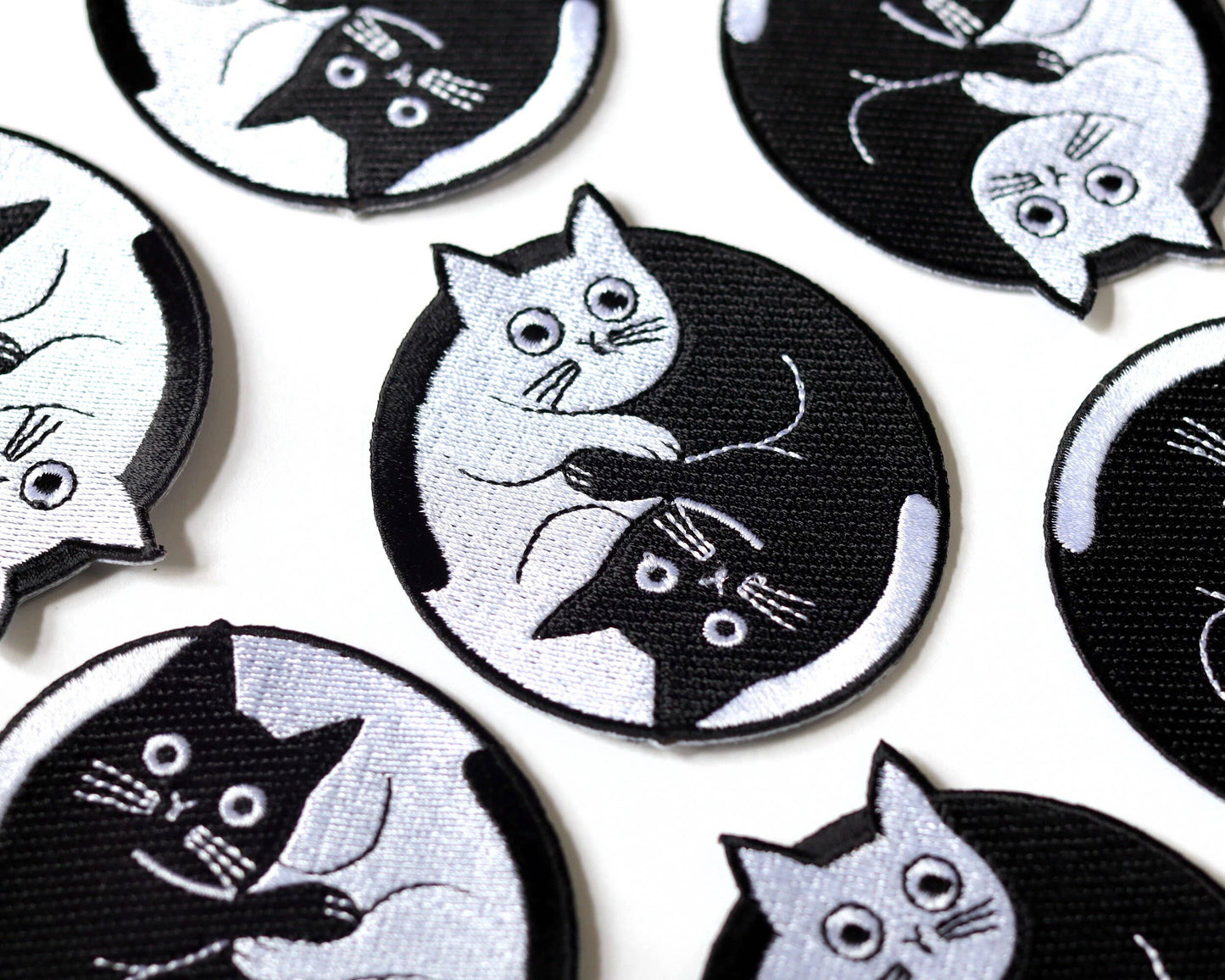 Patch thermocollant Chats Ying Yang - RippleSplash