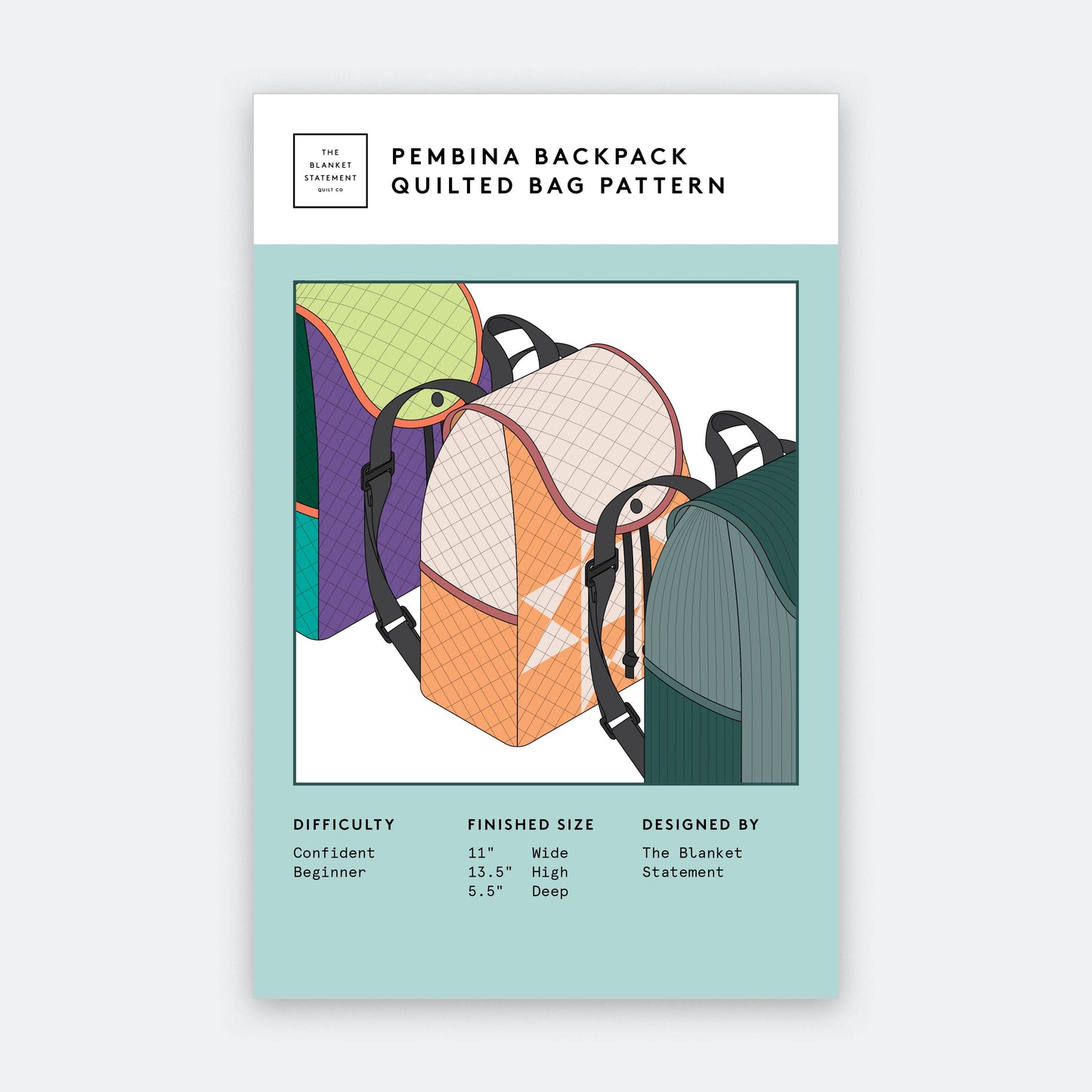 Pembina backpack paper pattern